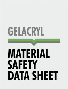 Material Safety Data Sheet - Gelacryl