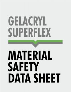Material Safety Data Sheet - Gelacryl Superflex